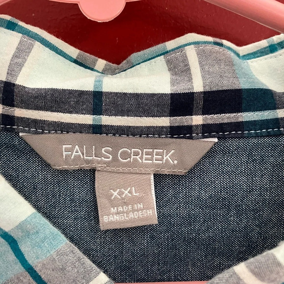 Falls Creek l/s button down plaid size XXL - Picture 2 of 3